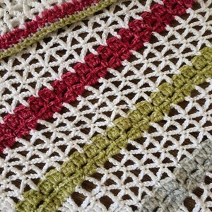 Crochet shawl pattern pdf, Softly Falling Snow, lacy crochet, triangle shawl, instant download, crochet pattern image 4