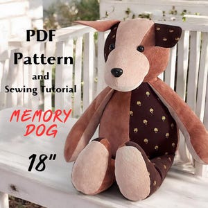 Dog Sewing Pattern: 18&quot; DIY Stuffed Animal (PDF Pattern)