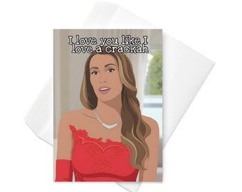 The Real Housewives of Rhode Island Greeting card birthday card Alicia Bravo tv reality show gift