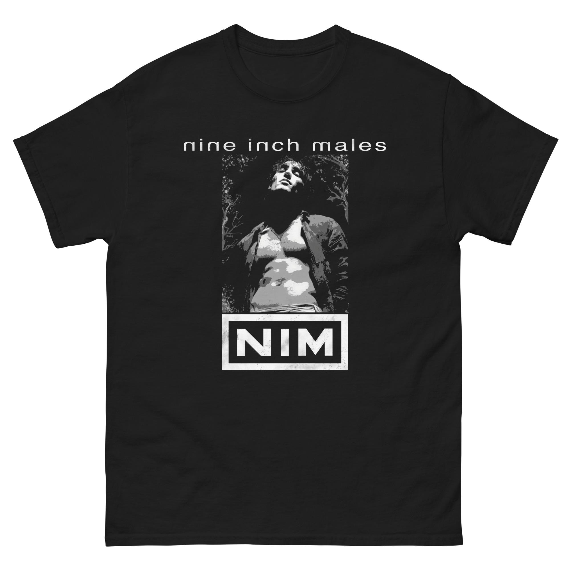 Nine Inch Males T-shirt | Band Parody Gay Tee - Etsy