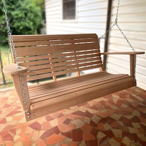 Porch Swing - Customized - Spanish Cedar
