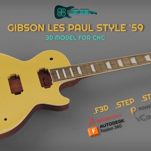 Gibson '59 Les Paul Style cnc model
