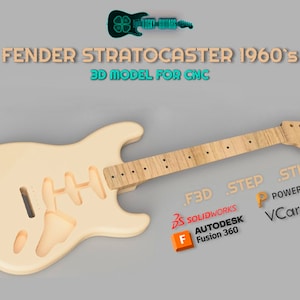 Fender stratocaster 60s cnc model