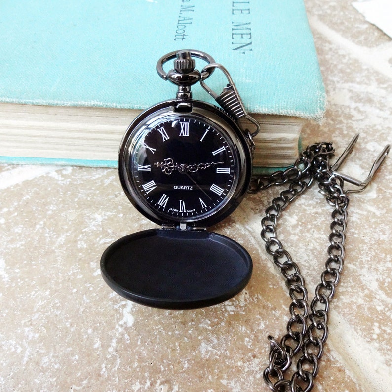 Personalized Pocket Watch With Engraved Name. Fathers Day Etsy