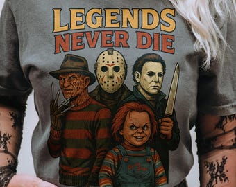 Halloween Horror Characters Png, Halloween Png, Scary Movie png, Halloween Shirt Png, 2025 Halloween, Horror Squad Png, Digital Download