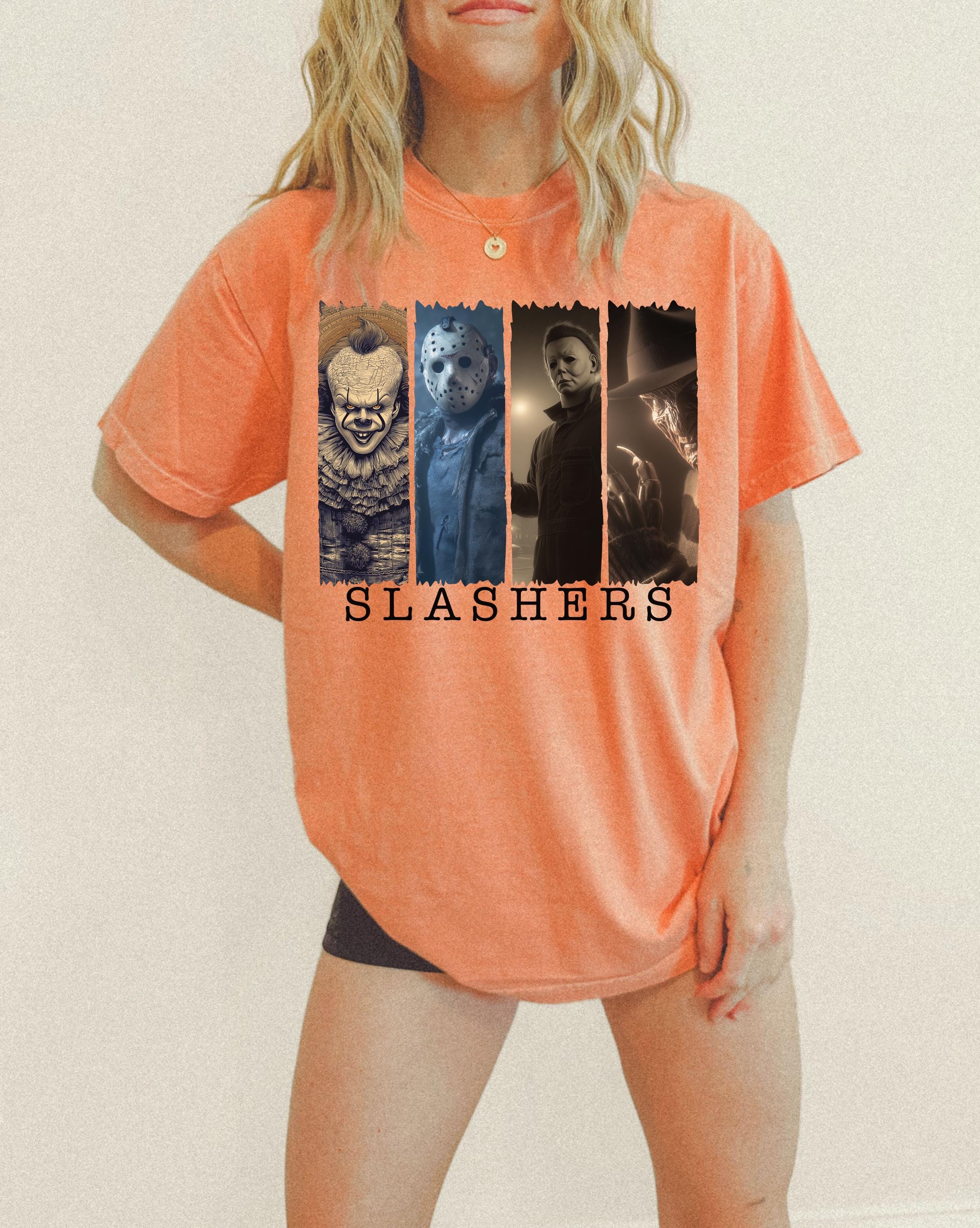 Retro Slashes Retro Slashers Png, Horror Halloween Png, Retro Halloween Png, Horror ...