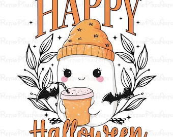 Cute ghost png, Halloween png, coffee png, bougie png, bougie ghost, here for the boos, sticker png, mug png, Trending png, pod, dtf, png