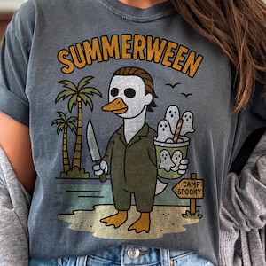 Spooky Summer Halloween Sublimation png, Funny Halloween Png, Vintage Summer png, Halloween Horror Characters, Halloween Shirt png, Retro