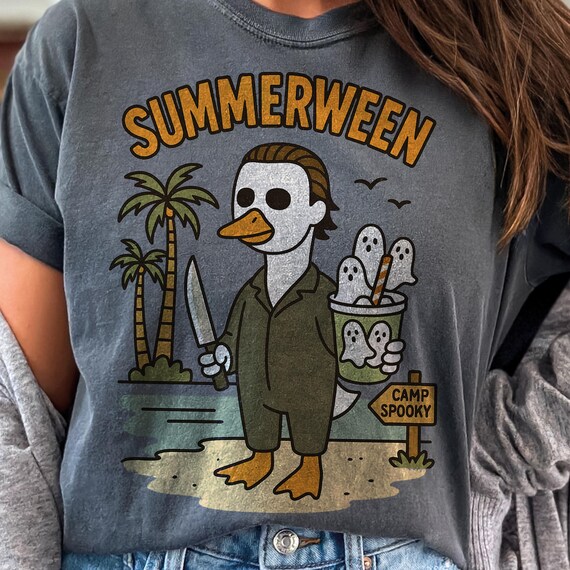 Spooky Summer Halloween Sublimation png, Funny Halloween Png, Vintage Summer png, Halloween Horror Characters, Halloween Shirt png, Retro