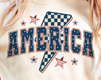 4 juli SVG en png, Amerika png, VS png, retro png, Amerikaans patriottisch png, Fourth of July T-shirtontwerp, sublimatie png-ontwerp