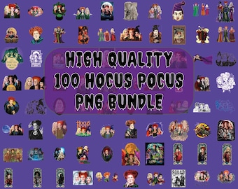 Hocus Pocu PNG Bundle, Halloween Png, Sandersonn Sisterss Png, Hocuss Pocu Halloween, Witches Png, Halloween Sublimation Bundle