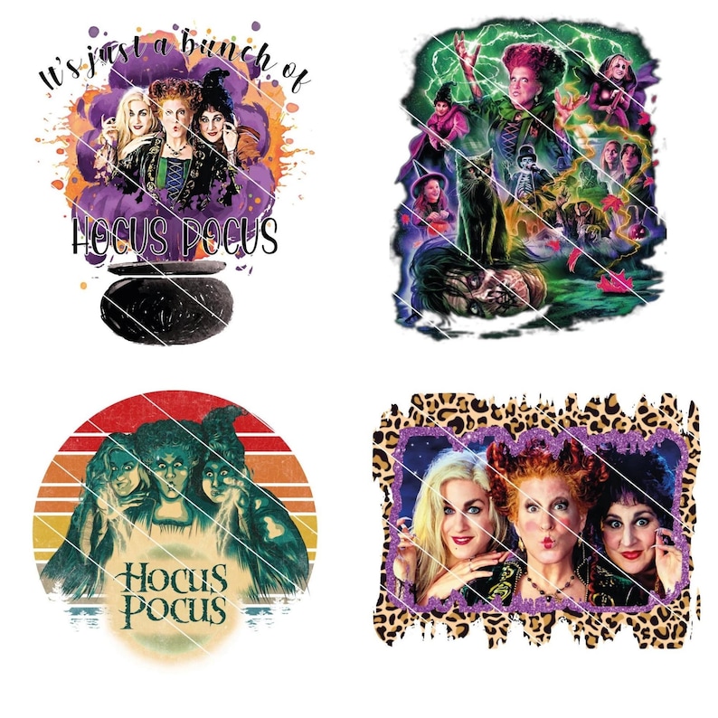 Hocus Pocus PNG Bundle, Halloween Png, Sanderson Sisters Png, Hocus ...