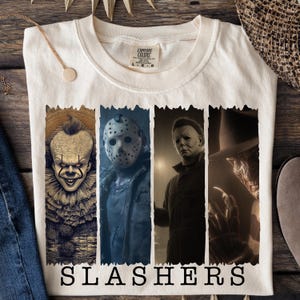 Retro Slashers Png, Horror Halloween Png, Retro Halloween png, Horror Movie Png, Scary Movie Png, Horror Png, Halloween Graphic Trendy Png