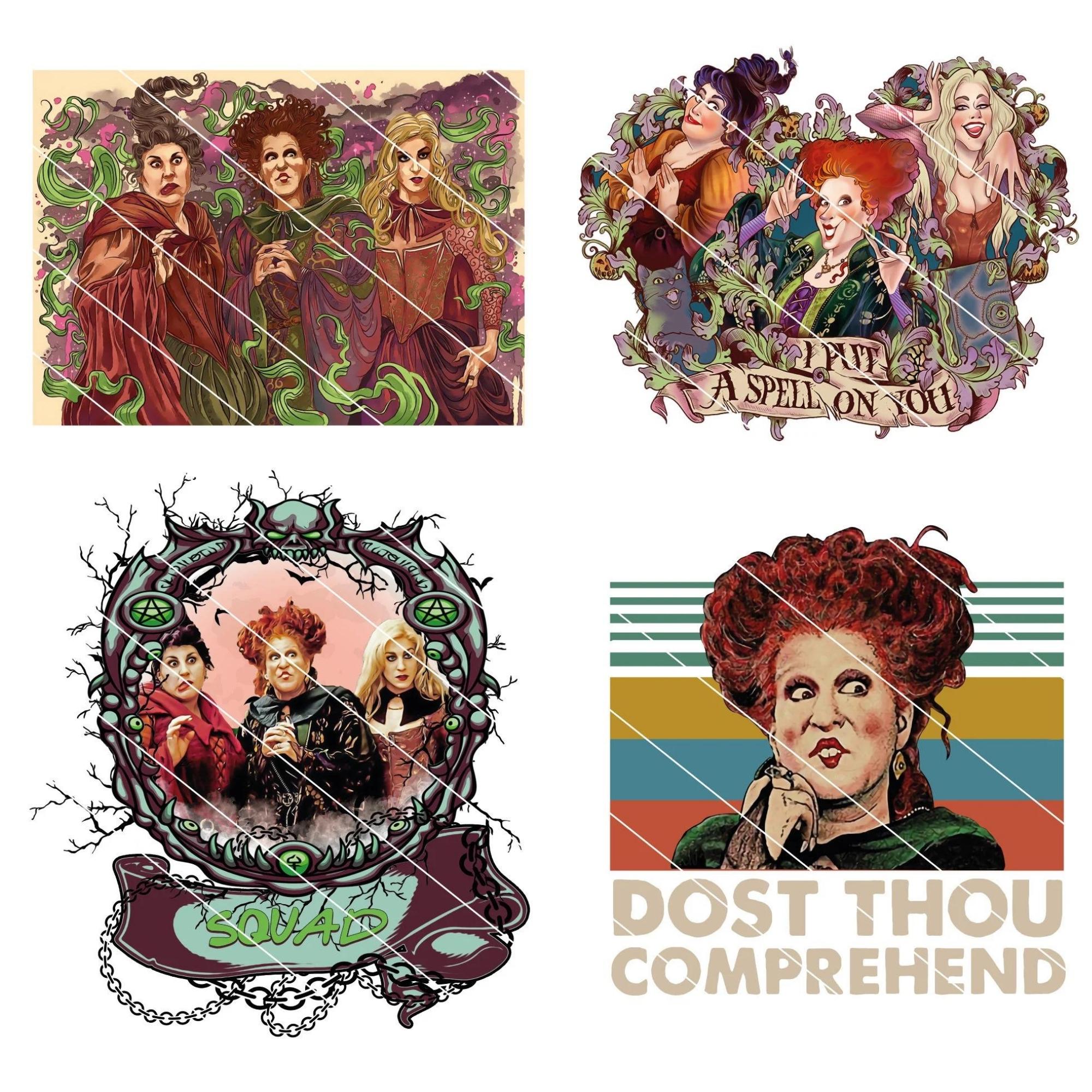 Hocus Pocus PNG Bundle, Halloween Png, Sanderson Sisters Png, Hocus ...