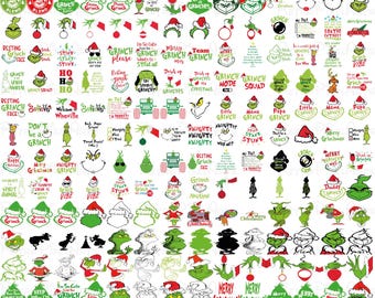 Mega Christmas Bundle Svg, Mega Grinc Bundle Svg, Christmas Svg, Merry Christmas Svg, Funny Christmas Svg, Christmas Shirt Svg, Grinc Svg