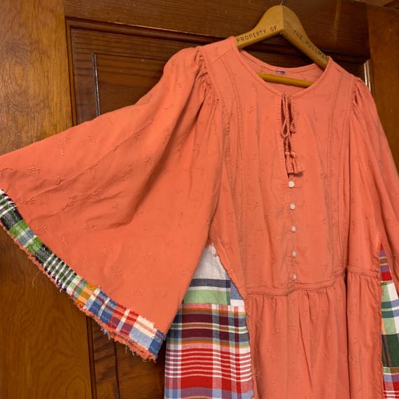 Upcycled Patchwork Tunic Dress: Handmade Lagenloo… - image 5