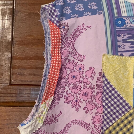 Handmade Upcycled Patchwork Tunic Dress: Artsy Bo… - image 9