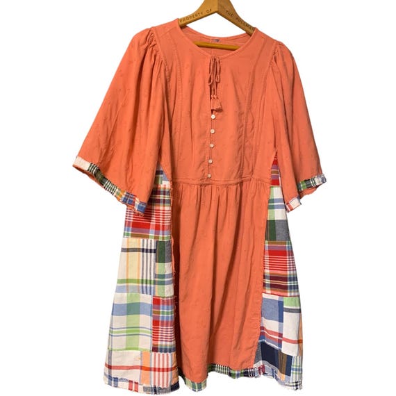 Upcycled Patchwork Tunic Dress: Handmade Lagenloo… - image 2