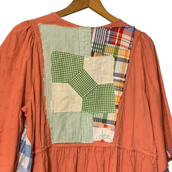 Upcycled Patchwork Tunic Dress: Handmade Lagenloo… - image 4