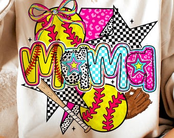 Softball Mama Png, Brushstroke Softball Coquette Png, Preppy Softball Png, Softball Bow Png, Softball Mama Coquette Png, Game Day Png