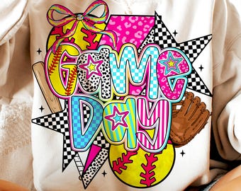 Softbol preppy PNG, Día del juego PNG, Softbol PNG, Mamá de softbol PNG, Mamá de softbol con brillo PNG, Coqueta de softbol de leopardo PNG