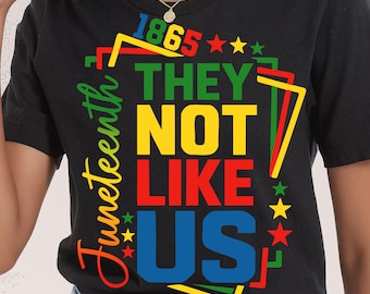 They Not Like Us Png, Juneteenth Png, Afro Juneteenth Png, Independence Day Shirt Design, Sublimation, Emancipation Day Png, Digital File