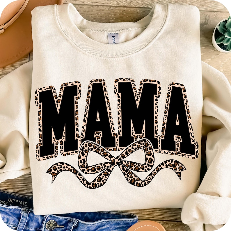 Mothers Day PNG Sublimation, Mama Leopard Coquette Bow PNG, Retro Mama Shirt Design, Varsity Mama PNG, Mama Sublimation Designs, Mom PNG, Leopard Print Mama, Mama Est 2025, Instant Download