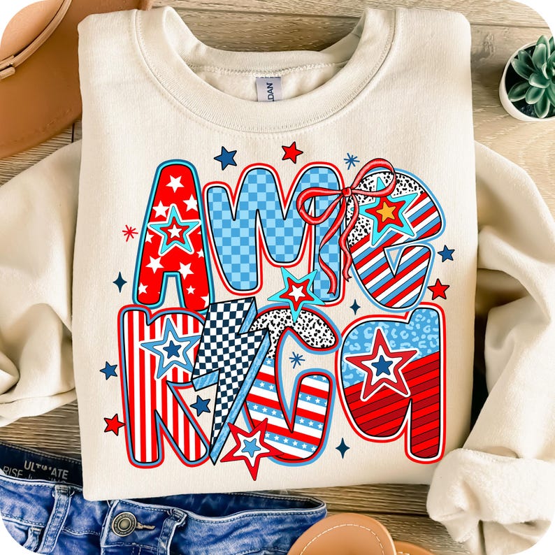 Retro America Coquette Png, 4th of July Png, America Checkered Png ...