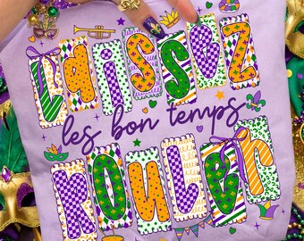 Preppy Mardi Gras Laissez Les Bon Temps Rouler png, Mardi Gras png, Fleur de Lis png, Mardi Gras png, Mardi Gras Coquette png, Louisiana
