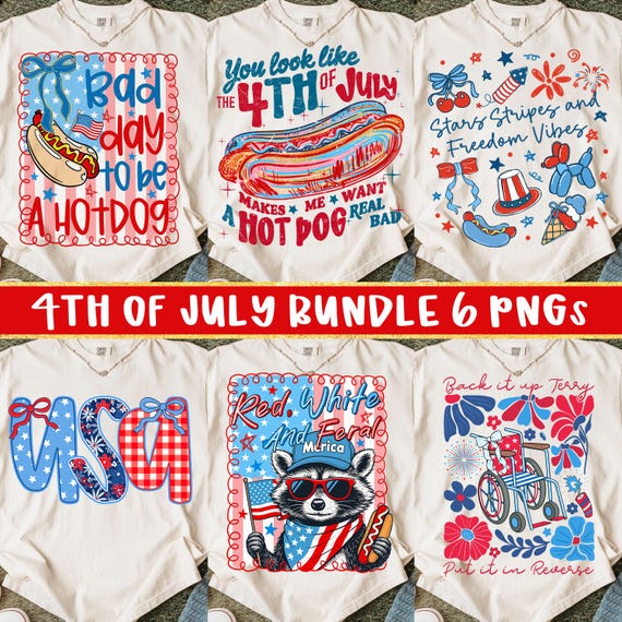 4th of July Bundle Png, Bad Day To Be A Hotdog Png, Patriotic Png, Preppy American Png, USA Flag png, Fourth of July png Bundle