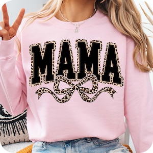 Mothers Day PNG Sublimation, Mama Leopard Coquette Bow PNG, Retro Mama Shirt Design, Varsity Mama PNG, Mama Sublimation Designs, Mom PNG, Leopard Print Mama, Mama Est 2025, Instant Download