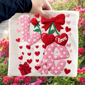 Faux fil au crochet amour Png, Vday cerise Png, flou cerise PNG, loquet crochet fil Coquette cerise PNG, rose Saint-Valentin Png, tendance Saint-Valentin image 5