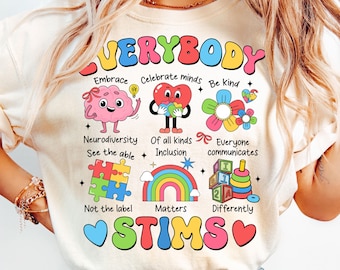 Everybody STIMS PNG, Autism Special Ed Teacher png, Neurodiversity png, SPED Teacher png, Special Education Png, Special Education Teacher