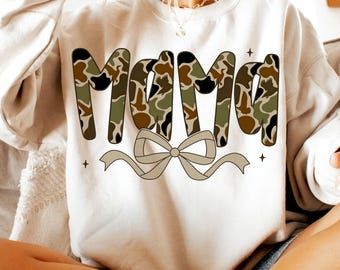 Mama Preppy Duck Camo Camouflage Png, Camouflage Png Mama, Mama kokietka camo bows png, Camo Mama Png, Duck png, Mama Png Sublimacja