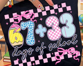 I Survived 67 Days of School PNG, 100 Days of School Clipart, Funny School Meme Design, Teacher Student Gift PNG, Digital File
