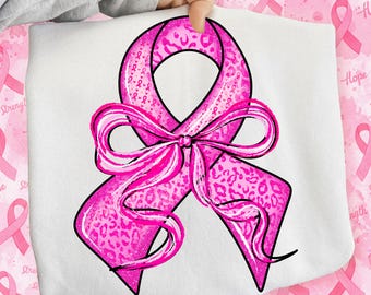 Breast Cancer Ribbon Png, Breast Cancer Png, Pink Ribbon Splatter Png, Breast Cancer Awareness Png, Faux Glitter Png, Pink Ribbon Png
