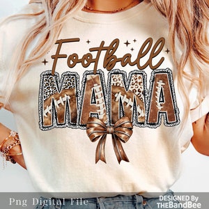 Football Mama Png, Football png, Coquette Football png, Football Bow png, Football mom png, Game Day, Football Season Png, Digital Download