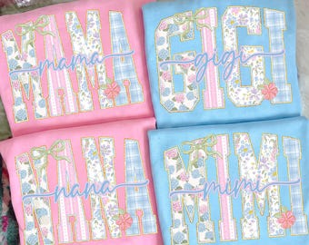 Retro Floral Mama PNG, Preppy Mama PNG, Mama Shirt Png, Glitter Mama PNG, Religious Png, Grandmillennial Mama Boho Floral Png, Girly Png