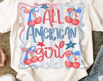 Coquete de garota americana PNG, design elegante de 4 de julho, sublimação de 4 de julho PNG, garota americana PNG, camiseta de 4 de julho PNG, patriótico PNG