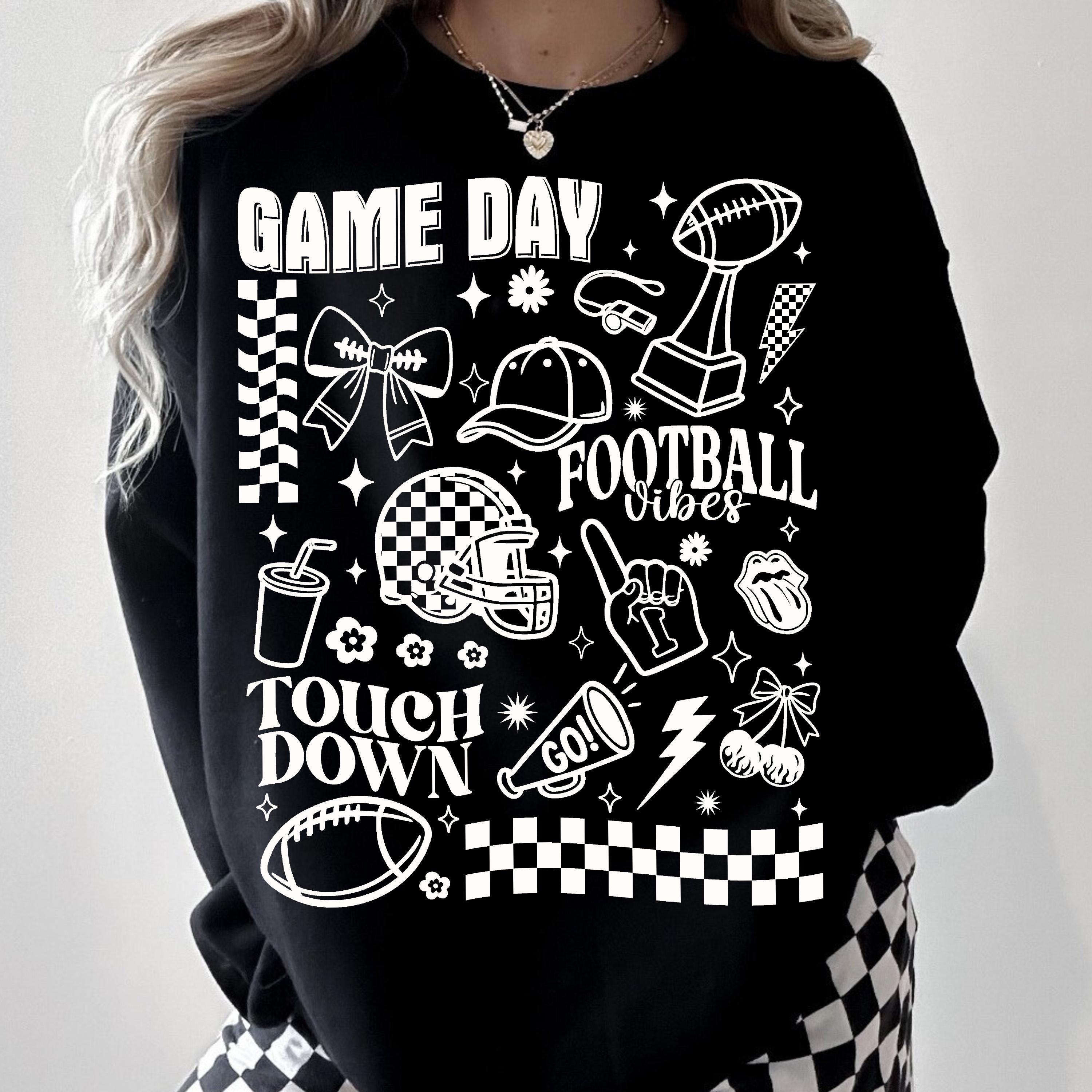 Vintage Football PNG, Football Png, Football Season Sublimation Design, Trendy Football Png, Game Day Png, Touchdown Png, Football Vibes