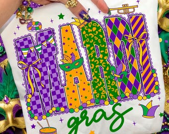 Retro Mardi Gras Y'all png, Mardi Gras png, Fleur de Lis coquette png, penseelstreek Mardi Gras png, Mardi Gras Coquette png, Louisiana png