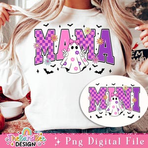 Halloween Mama Mini Png, Halloween Png Spooky Mama Png, Spooky Season Png, Coquette Halloween Png, Halloween Mama Sublimation