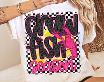 Crawfish Season Preppy PNG, Crawfish Png, Crawfish Preppy png, Preppy png, Crawfish Sublimation design, Crawfish png files