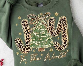 La joie du monde png, Arbre de Noël léopard, png, Noël preppy png, fausses paillettes png, Jésus est la raison, chrétiens png, vacances png