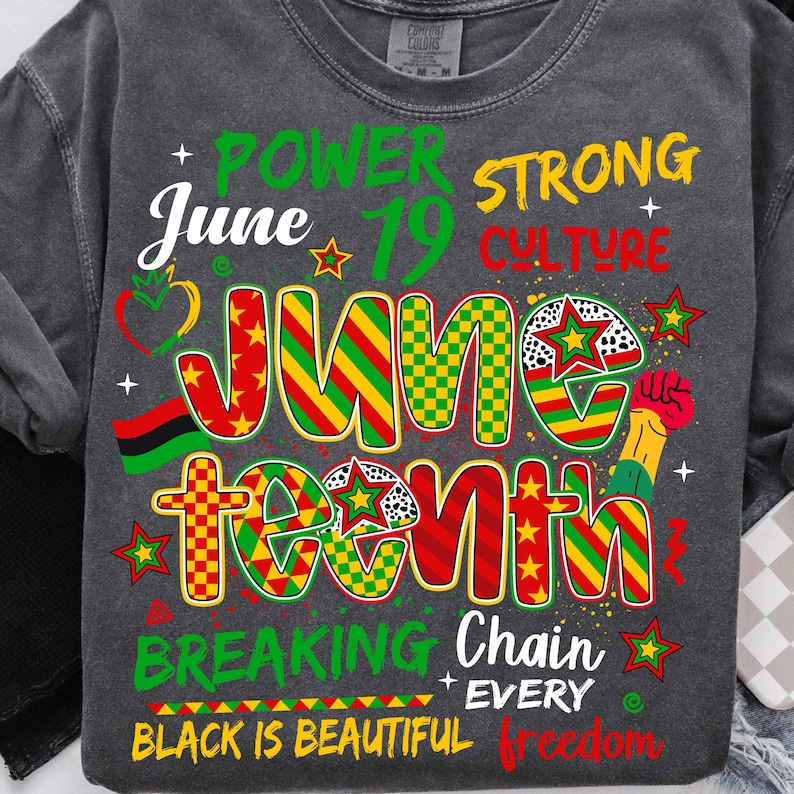 Lot Juneteenth PNG, Juneteenth 1865 Png, Ils ne nous aiment pas Png, Jour de l'émancipation Png, Juneteenth Shirt Png, Sublimation noire liberté image 6