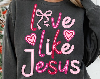 Amor como Jesús Coqueta Png, San Valentín Png, Jesús San Valentín png, Día de San Valentín png, Lazo de corazón coqueto png, San Valentín Png