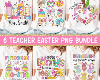 Paquete de maestro de Pascua png, maestro de Pascua png, Pascua png, coqueta de Pascua png, camisa de maestro png, regalos para maestros, Pascua preppy png