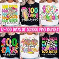100 day of school bundle png, 100 day of school png, brushstroke 100 days of school png, Teacher 100 days, 100 days of school teacher png