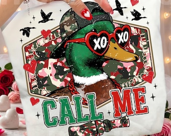 Saint-Valentin garçons Png, Sublimation de chasse au canard de la Saint-Valentin, Png de la Saint-Valentin pour enfant, Design de la Saint-Valentin pour chasseur, Call Me Png, fichier numérique
