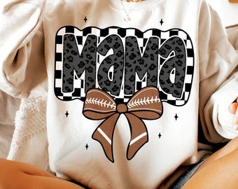 Retro Football Mama PNG, Football Mama Png, Football Sublimation Design, Football Mom Png, Football Png, Game Day Png, Football Season Png